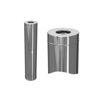 Ferrum Austenite HF сэндвич 1,0 м (304/0,8мм + нерж.+ ceramics)