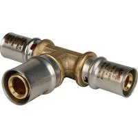 STOUT SFP-0005-162016 Тройник переходной для металлопластиковых труб прессовой