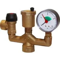 STOUT SVS-0040-015025 STOUT Группа безопасности котла  (до 50 кВт) (без теплоизоляции) (503.525)