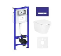 Комплект инсталляции и унитаза 6 в 1 Lavinia Boho Relfix Biore Rimless 75110173