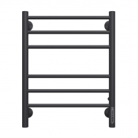Полотенцесушитель Terminus «Аврора» П6 450х600 электро КС черный матовый (new встроен диммер)