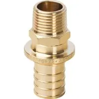 STOUT SFA-0001-002512 Переходник с наружной резьбой 25xR 1/2 для труб из сшитого полиэтилена аксиальный