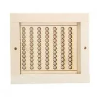 Вентиляционная решетка малая с задвижкой (ольха)