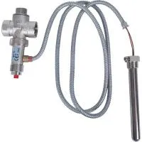 STOUT Термоклапан для твердотопливных котлов 1/2", капиляр, 1300 мм.