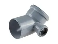 Колено для внутренней канализации 110/50х45 правый РосТурПласт