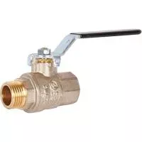 STOUT Кран SVB-0003-000015 шаровой полнопроходной, ВР/НР, ручка рычаг 1/2 