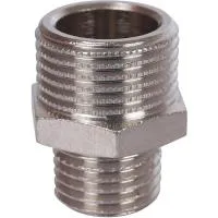 STOUT SFT-0004-003814 Ниппель НН переходной никелированный