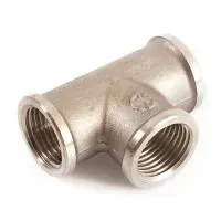 STOUT SFT-0020-000014 Тройник ВВ никелированный 1/4 *