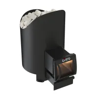 Дровяная банная печь Grill'D Aurora 160 Long (дверца со стеклом)