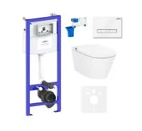 Комплект инсталляции и унитаза 7 в 1 Lavinia Boho Relfix Smart V-Clean 87561154